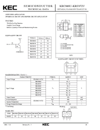 Datasheet KRC671U manufacturer KEC